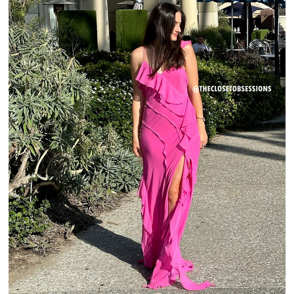 RARE!!! MANGO BLOGGER FAVE!!! Asymmetric Maxi Dress NWT - Picture 11 of 16